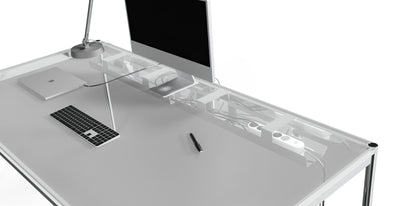 Kabelkanal Chrom passend USM Haller Schreibtisch